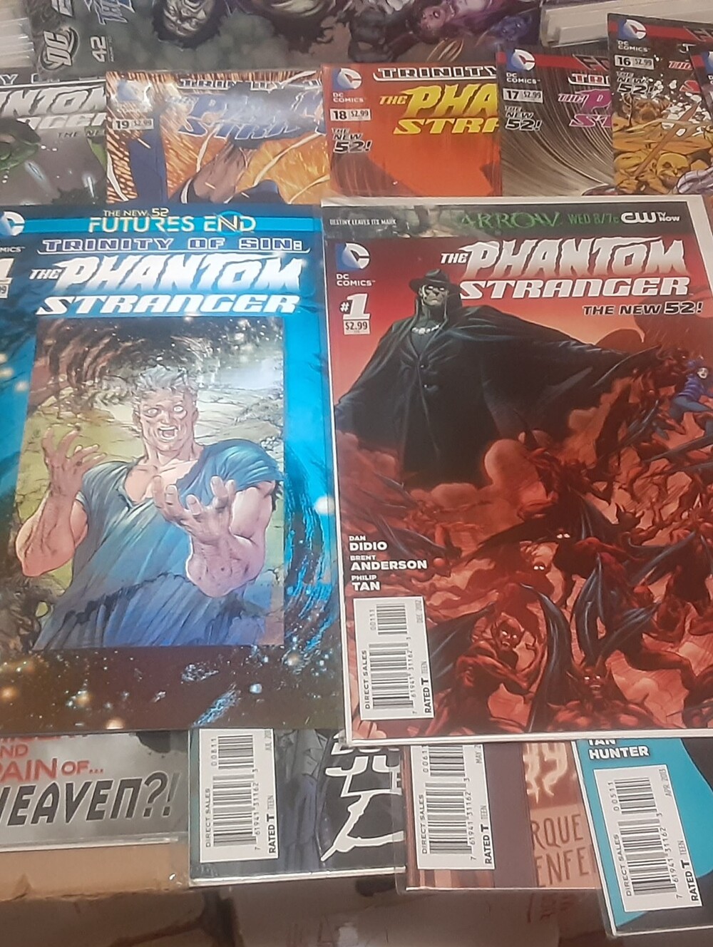 DC Comics Phantom Stranger New 52  comic book set 0,1-21, Futures End,  Blackest